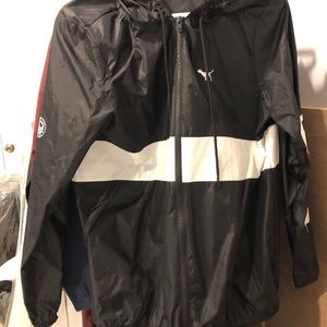 Black and white VS pink XS zip up WATERPROOF